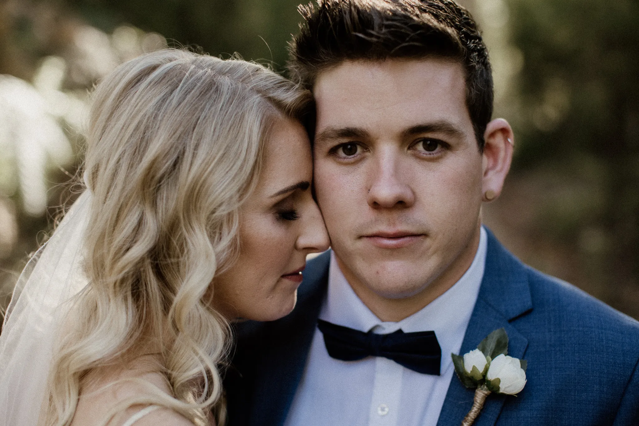 Alysha and Zach, married