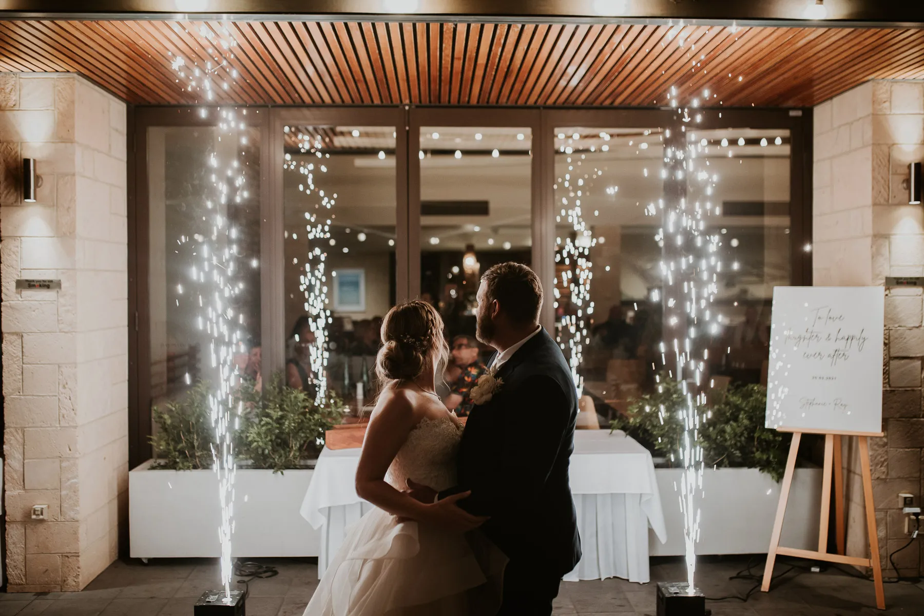 Steph and Ray, married