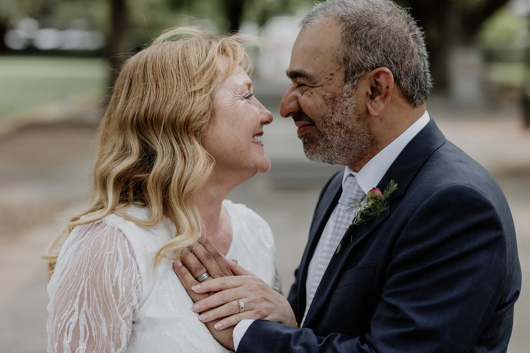Yusuf and Suzanne, married