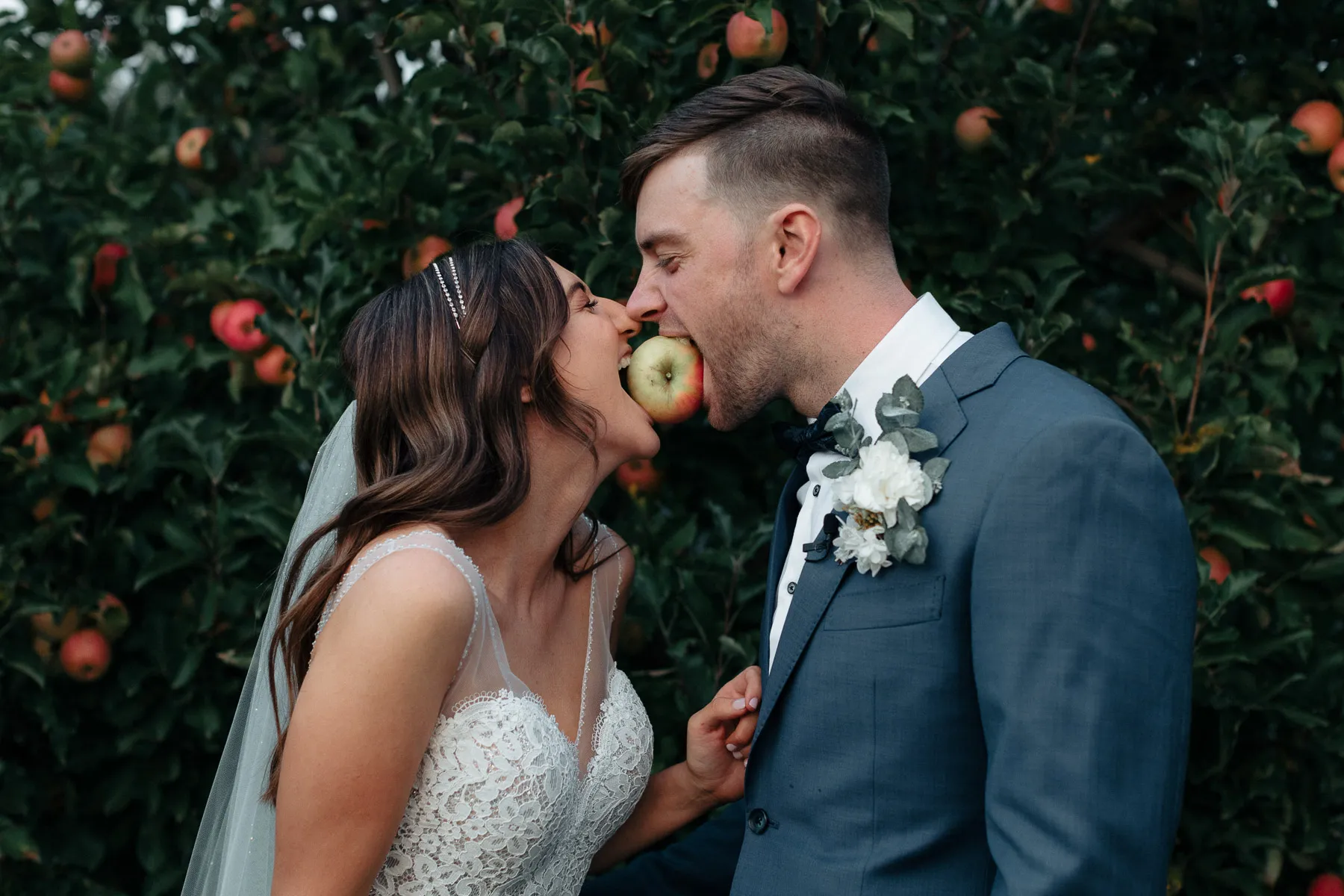 Kayley and Shaun, married