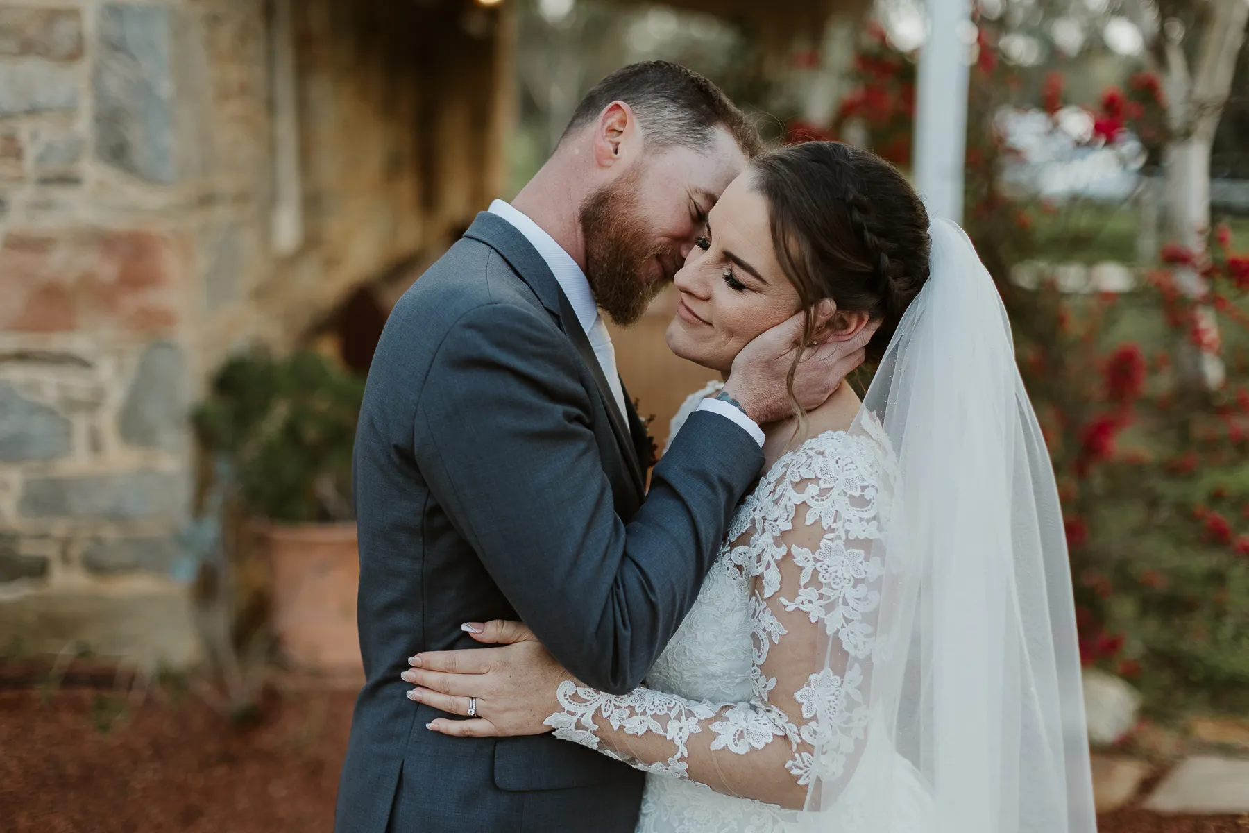 Krystelle and Justin, married
