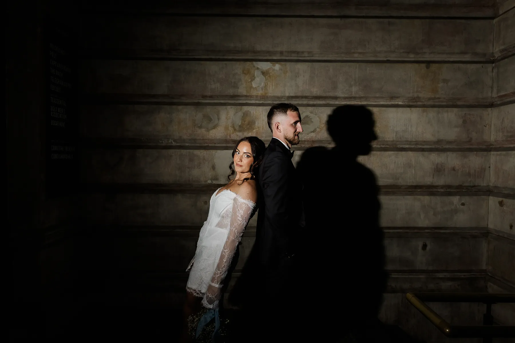 Asha and Josh, married