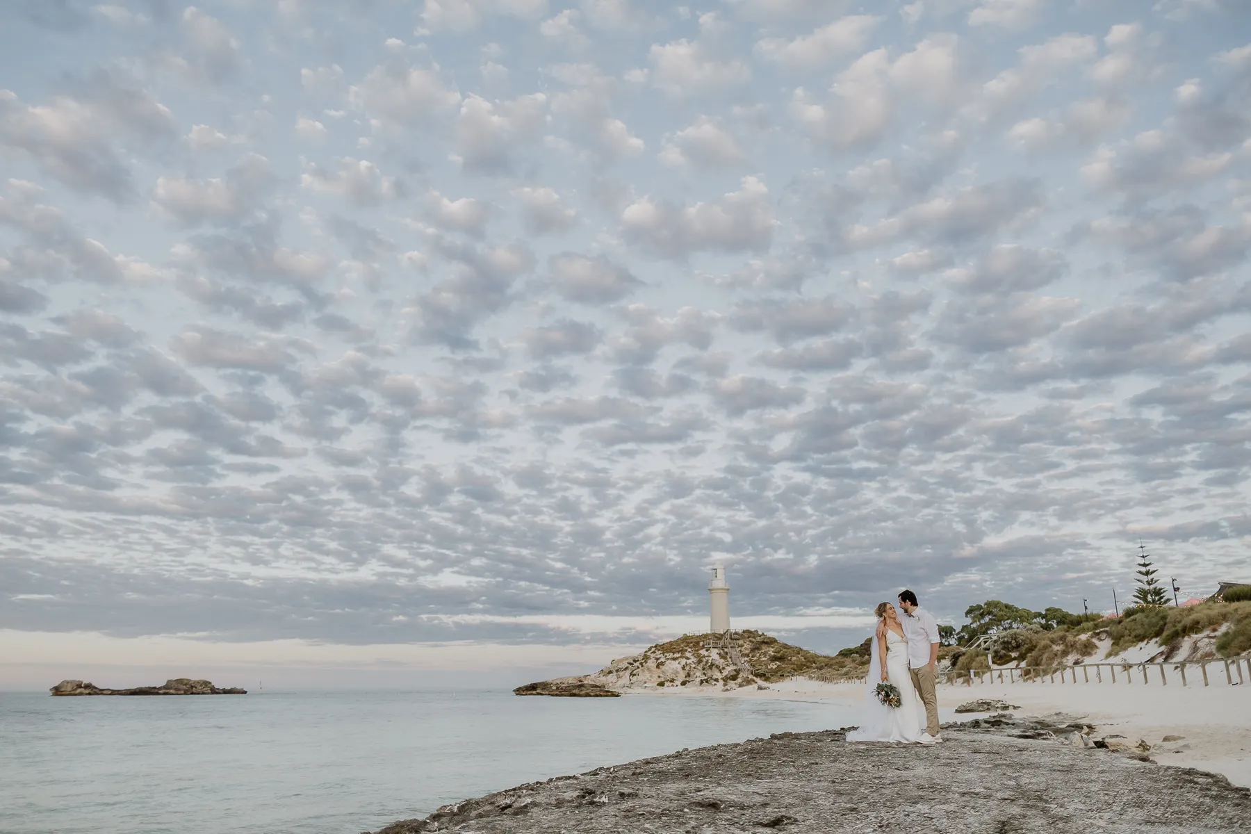 Kirsty and Gavin, married