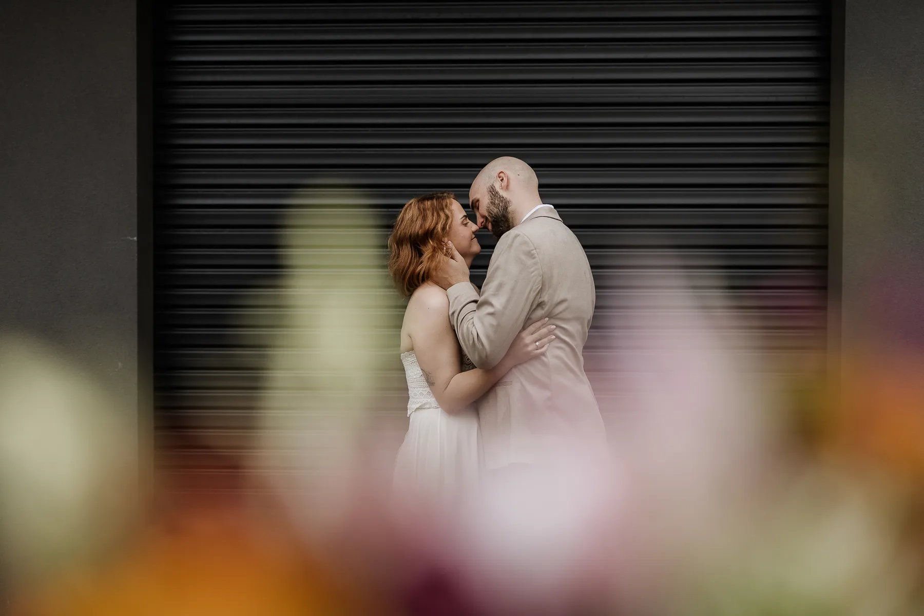 Tanya and Dave, married