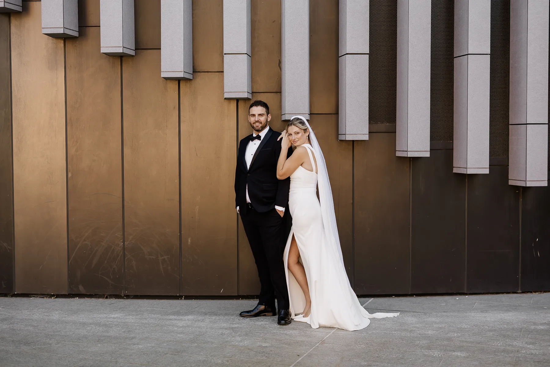 Laura and Daniel, married