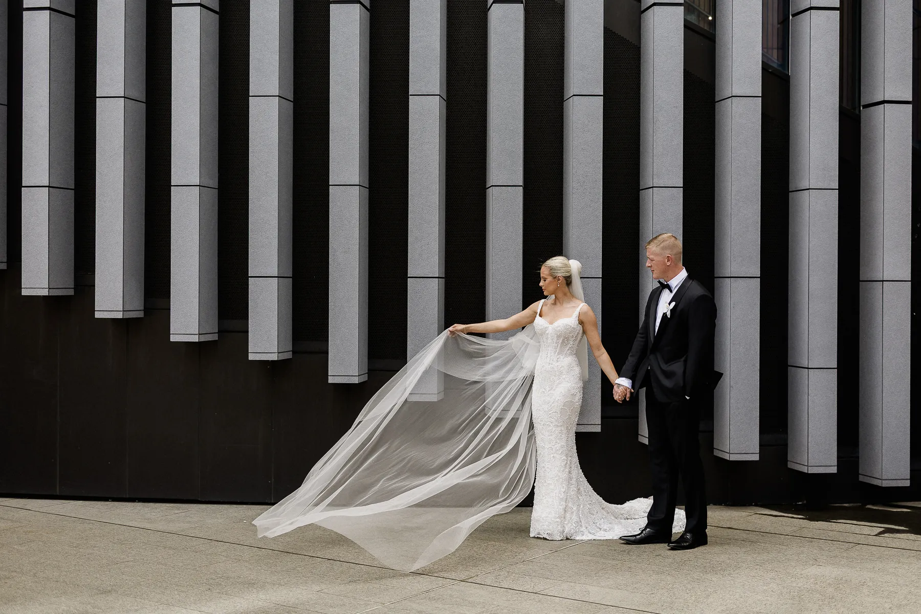 Claudia and Ben, married