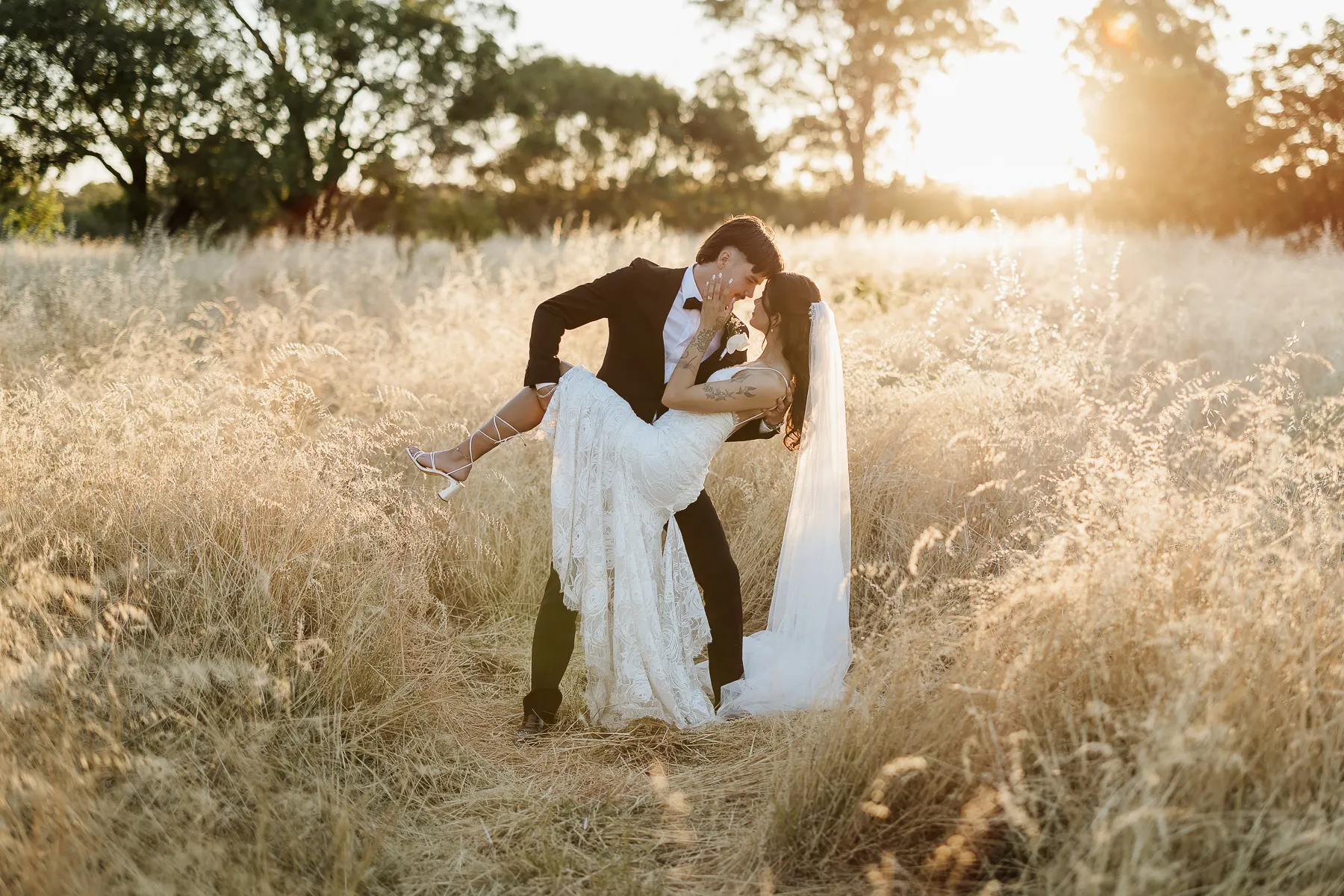 Esther and Jordan, married
