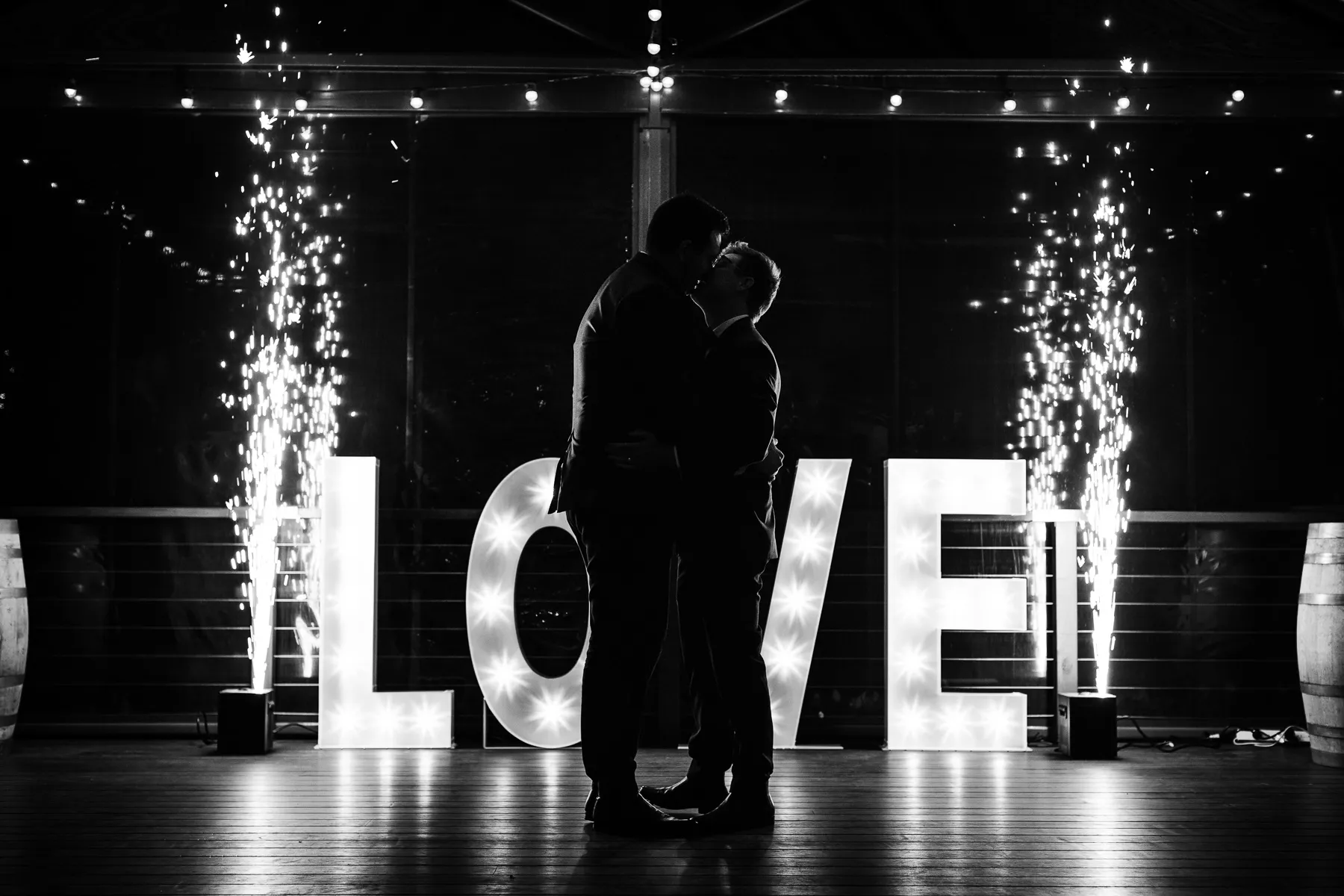 Matt and Cameron, married
