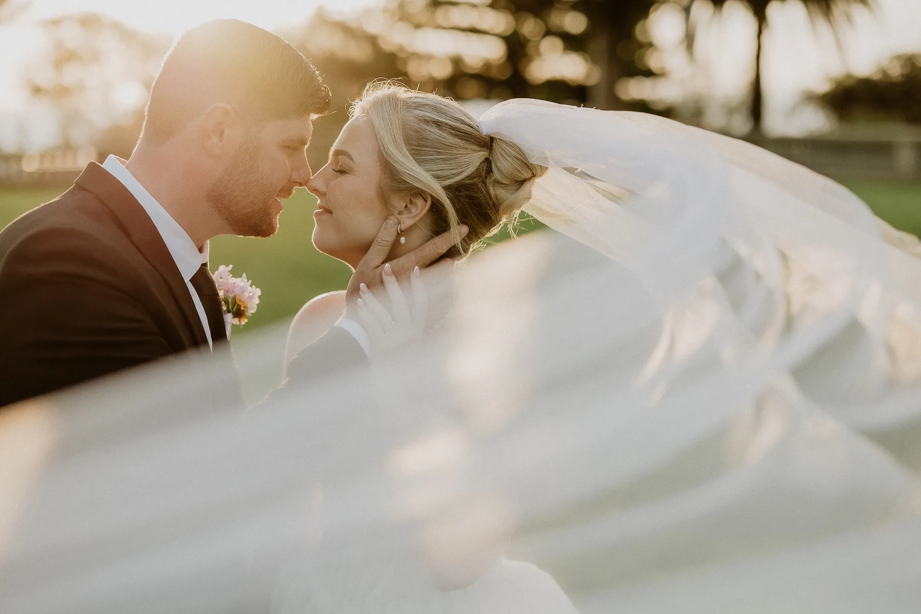Lauren and Luke, married