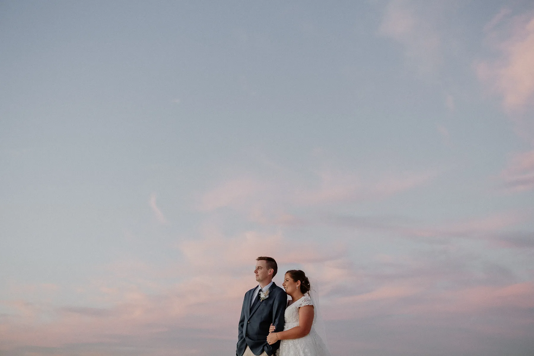 Brittany and Michael, married
