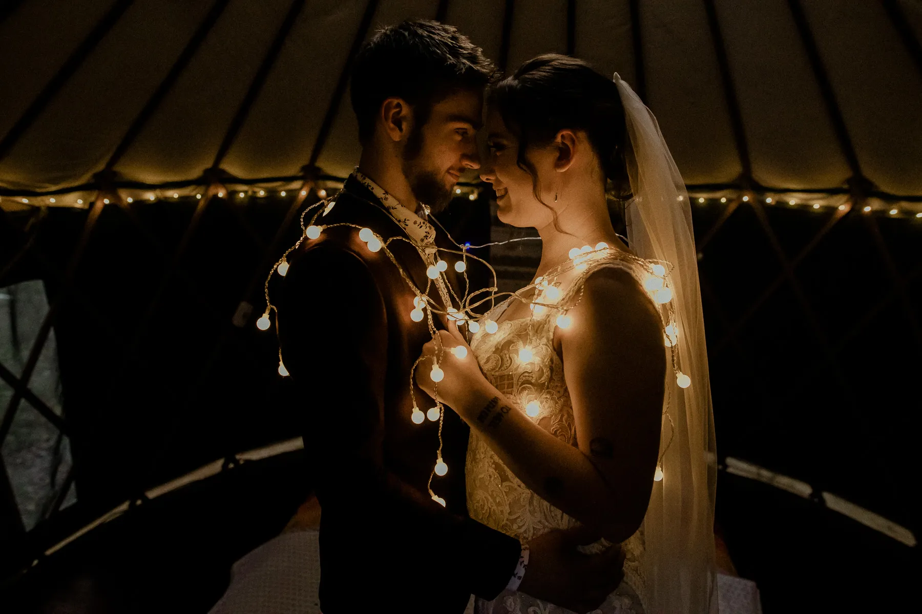 Olivia and Joshua, married