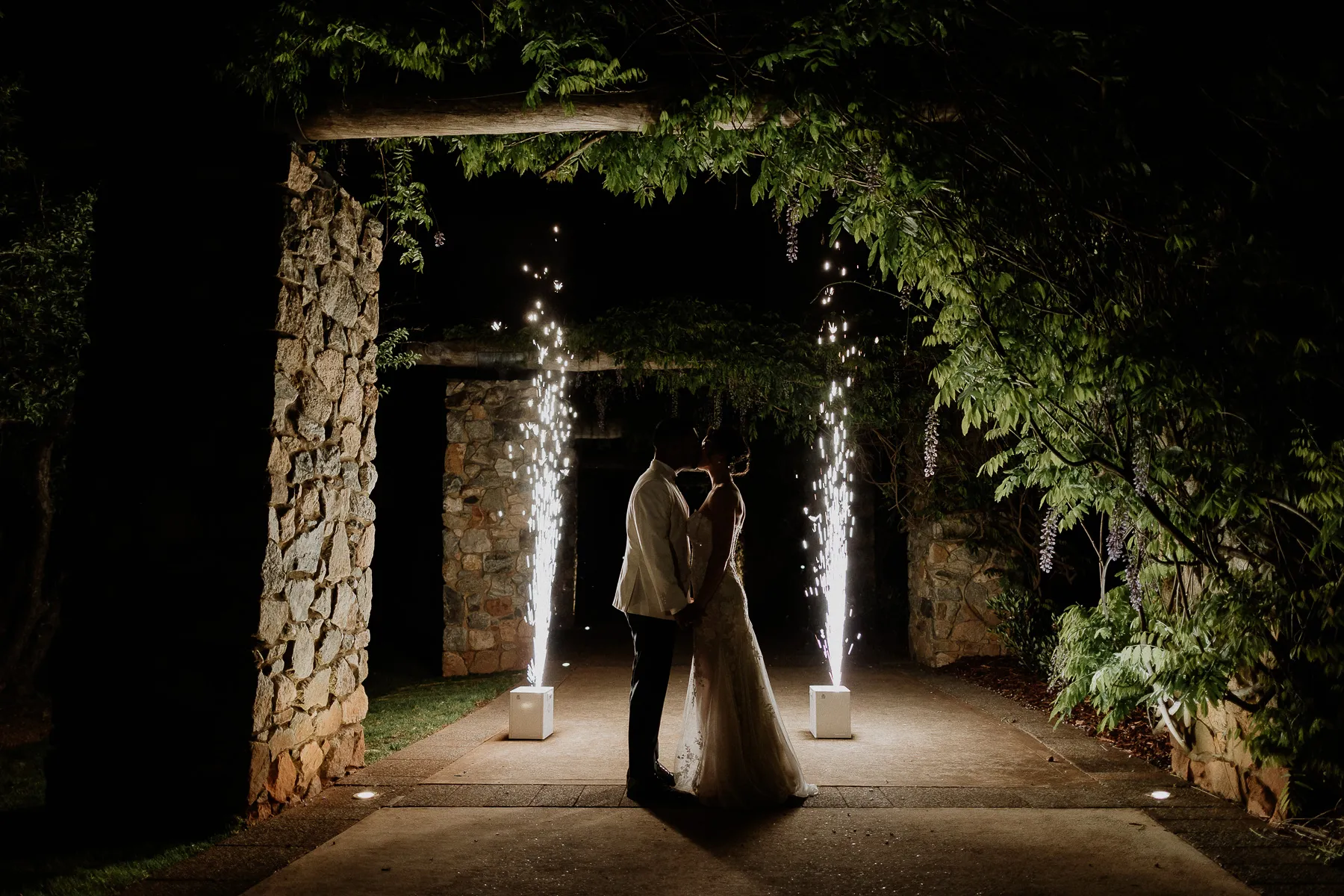 Britt and Sanjeev, married