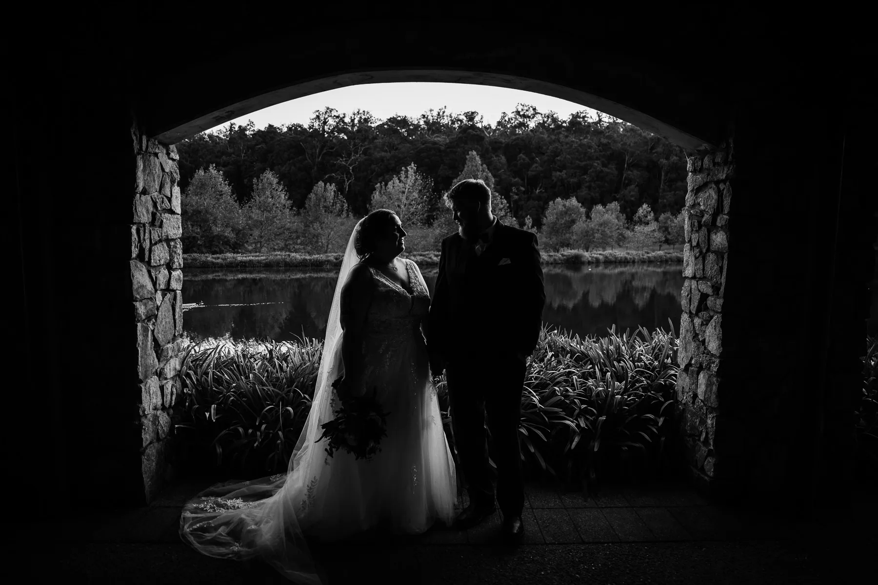 Laura and Daniel, married