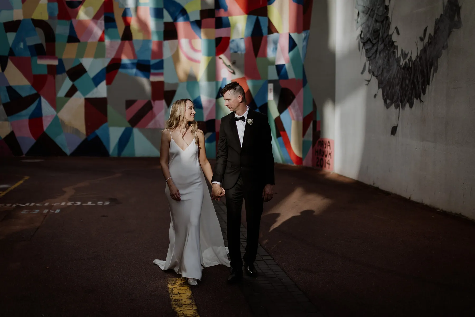 Amara and Adam, married